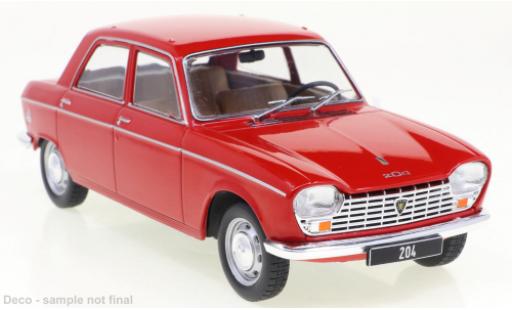 Diecast model cars Peugeot 204 1/24 WhiteBox red 1968 Peugeot 204 1/24 WhiteBox red 1968 diecast model cars
