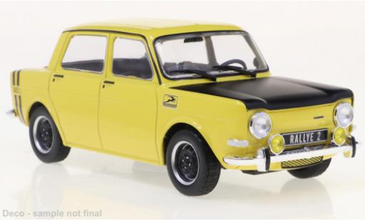 Diecast model cars Simca 1000 1/24 WhiteBox Rallye 2 yellow/matt-black 1970 Simca 1000 1/24 WhiteBox Rallye 2 yellow/matt-black 1970 diecast model cars