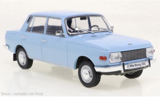Diecast model cars Wartburg 353 1/24 WhiteBox blue 1967 Wartburg 353 1/24 WhiteBox blue 1967 diecast model cars