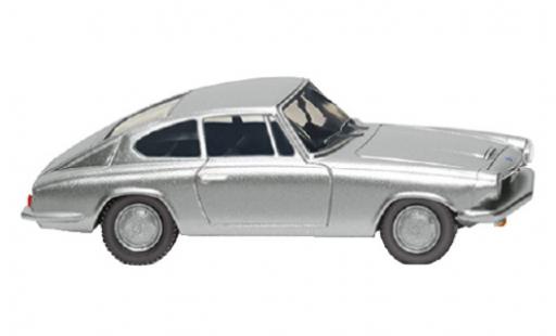 Bmw 1600 1/87 Wiking GT Coupe grey 1967 diecast model cars