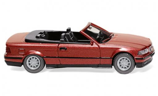 Diecast model cars Bmw 325 1/87 Wiking i (E36) Cabriolet metallic red 1993 Bmw 325 1/87 Wiking i (E36) Cabriolet metallic red 1993 diecast model cars