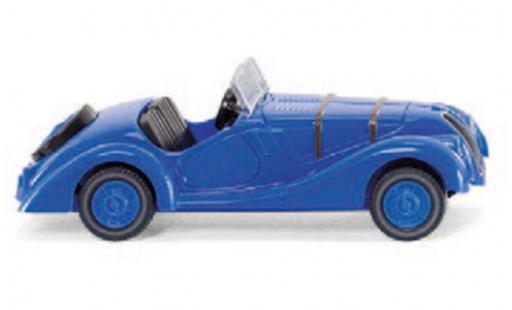 Bmw 328 1/87 Wiking blue diecast model cars