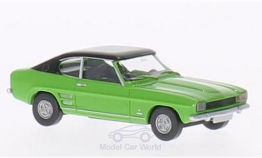 Diecast model cars Ford Capri 1/87 Wiking MK I green/black Ford Capri 1/87 Wiking MK I green/black diecast model cars