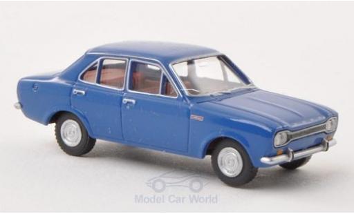 Diecast model cars Ford Escort 1/87 Wiking I blue 4-Türer Ford Escort 1/87 Wiking I blue 4-Türer diecast model cars