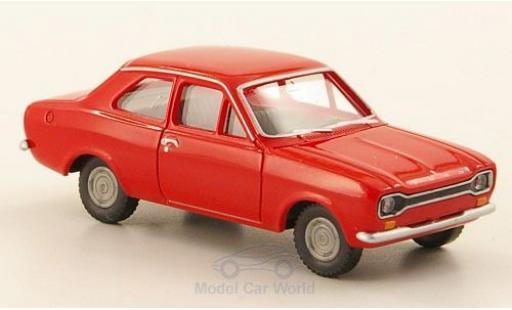Ford Escort 1/87 Wiking MKI red diecast model cars
