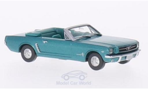 Diecast model cars Ford Mustang 1/87 Wiking Convertible metallic türkis Ford Mustang 1/87 Wiking Convertible metallic türkis diecast model cars