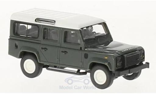 Diecast model cars Land Rover Defender 1/87 Wiking 110 green/white Land Rover Defender 1/87 Wiking 110 green/white diecast model cars