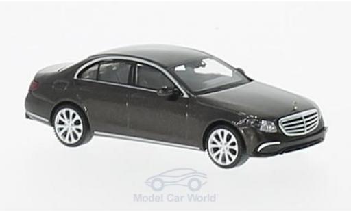 Mercedes Classe E 1/87 Wiking (W213) Exklusive metallic brown diecast model cars