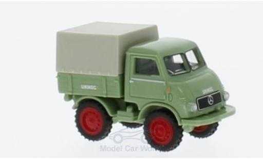 Diecast model cars Mercedes Unimog 1/87 Wiking U 401 green Mercedes Unimog 1/87 Wiking U 401 green diecast model cars