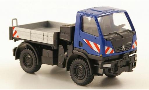 Mercedes Unimog 1/87 Wiking U20 Pritsche blue diecast model cars