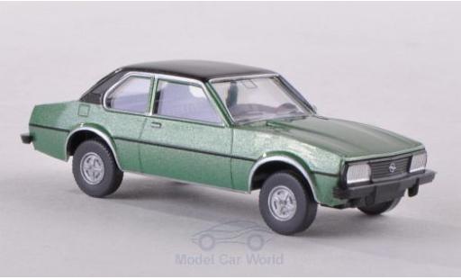 Diecast model cars Opel Ascona C 1/87 Wiking B metallic green/matt-black Opel Ascona C 1/87 Wiking B metallic green/matt-black diecast model cars