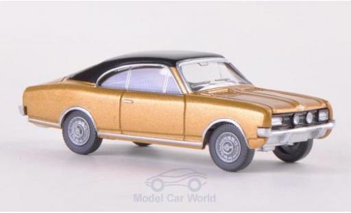 Diecast model cars Opel Commodore C 1/87 Wiking A gold/black Opel Commodore C 1/87 Wiking A gold/black diecast model cars