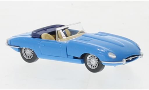 Diecast model cars Jaguar E-Type 1/87 Wiking PMS Roadster blue 1961 Jaguar E-Type 1/87 Wiking PMS Roadster blue 1961 diecast model cars