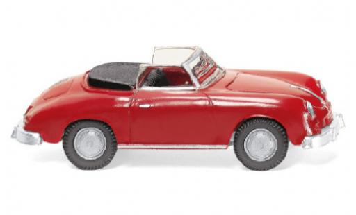 Diecast model cars Porsche 356 1/87 Wiking Cabriolet red 1959 Porsche 356 1/87 Wiking Cabriolet red 1959 diecast model cars