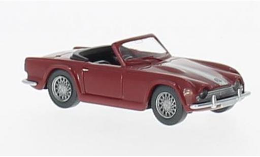 Triumph TR4 1/87 Wiking red diecast model cars
