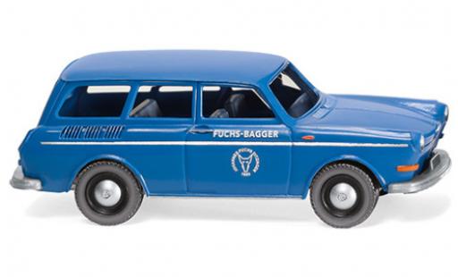 Diecast model cars Volkswagen 1600 1/87 Wiking Variant Fuchs-Bagger Kundendienst 1969 Volkswagen 1600 1/87 Wiking Variant Fuchs-Bagger Kundendienst 1969 diecast model cars