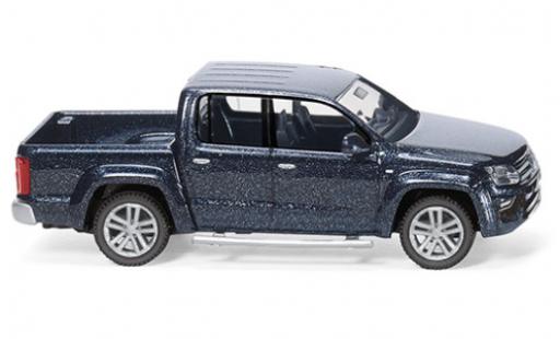 Diecast model cars Volkswagen Amarok 1/87 Wiking GP Highline metallic blue Volkswagen Amarok 1/87 Wiking GP Highline metallic blue diecast model cars