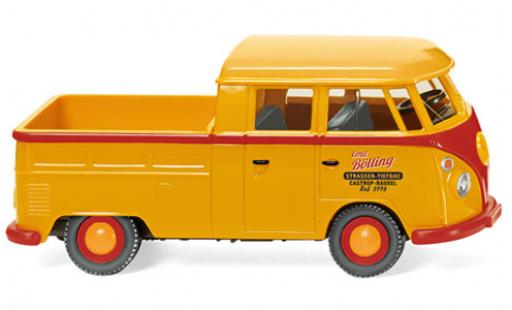Volkswagen T1 1/87 Wiking Doppelkabine Bölling 1963 diecast model cars