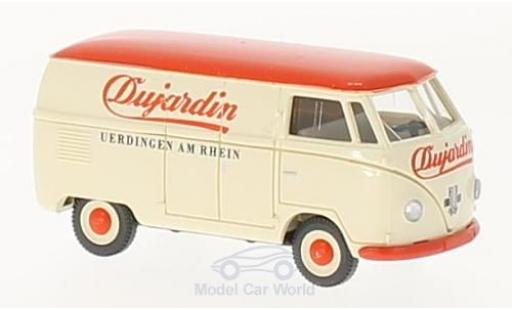 Diecast model cars Volkswagen T1 A 1/87 Wiking Kastenwagen Dujardin Volkswagen T1 A 1/87 Wiking Kastenwagen Dujardin diecast model cars