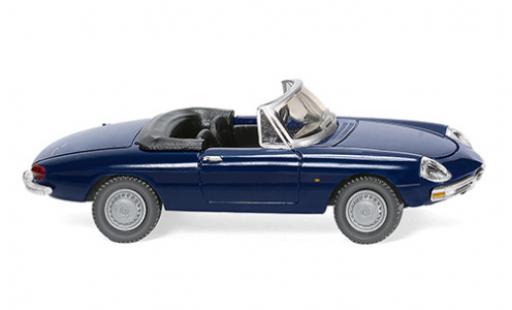 Diecast model cars Alfa Romeo Spider 1/87 Wiking blue foncé Alfa Romeo Spider 1/87 Wiking blue foncé diecast model cars