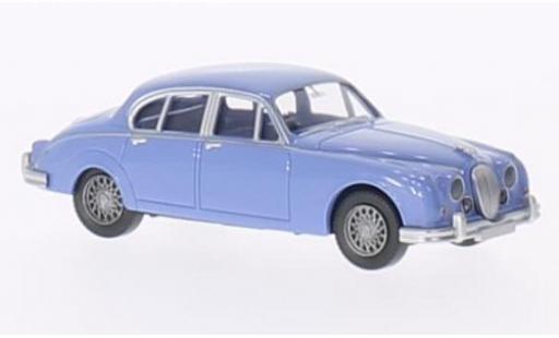 Jaguar MK 1/87 Wiking II blue clair diecast model cars