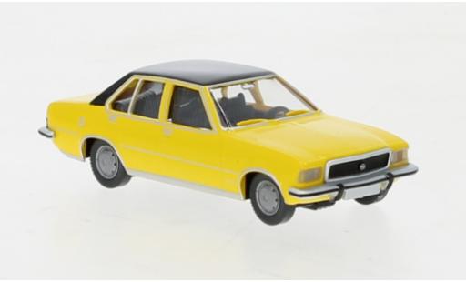 Diecast model cars Opel Commodore 1/87 Wiking B yellow/black 1972 Opel Commodore 1/87 Wiking B yellow/black 1972 diecast model cars