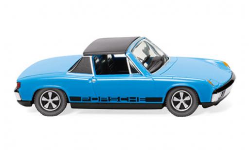 Porsche 914 1/87 Wiking Volkswagen blue clair 1969 diecast model cars