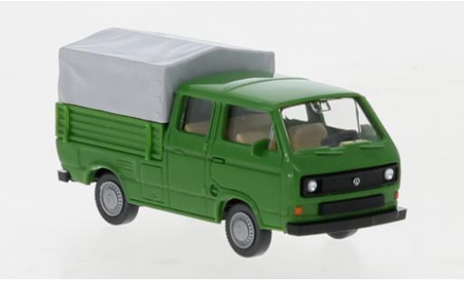 Volkswagen T3 1/87 Wiking Doppelkabine green 1979 diecast model cars