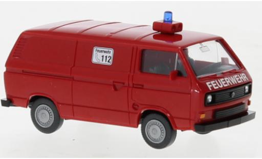Diecast model cars Volkswagen T3 1/87 Wiking fourgon pompiers 1981 Volkswagen T3 1/87 Wiking fourgon pompiers 1981 diecast model cars